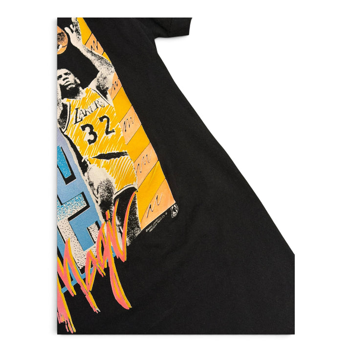 Vintage 90's Los Angeles Lakers Graphic T shirt Black (M)