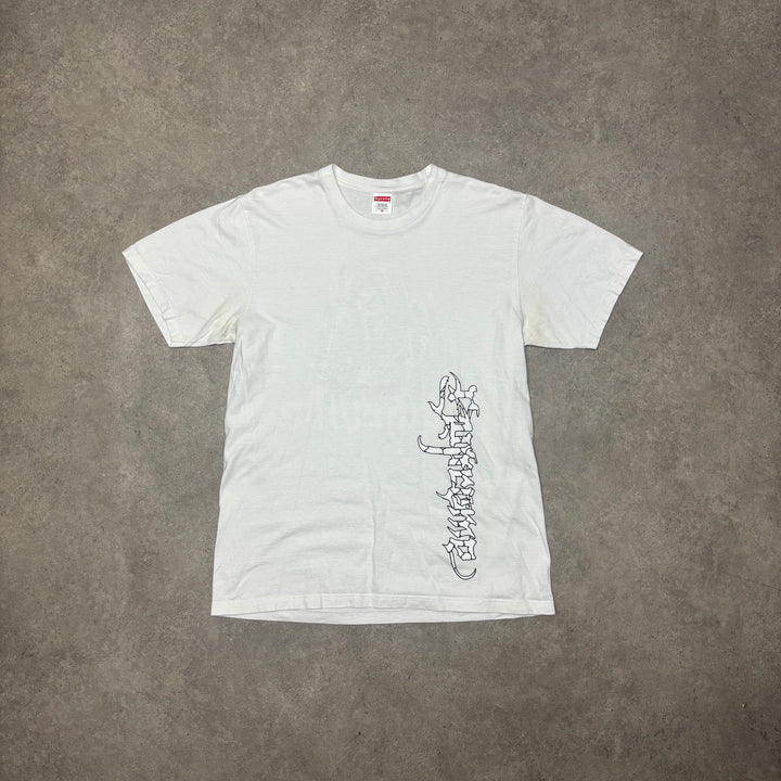 Supreme White Graphic T-Shirt (M)