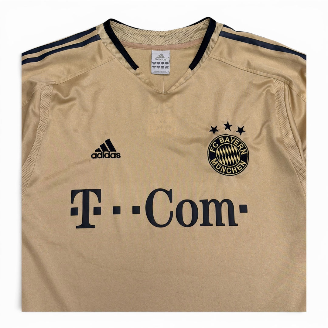 2004/05 Vintage Bayern Munchen Away Shirt Gold (XL)