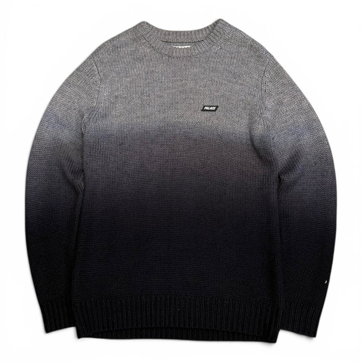 Palace Gradient Dye Rib Jumper Gray (L)
