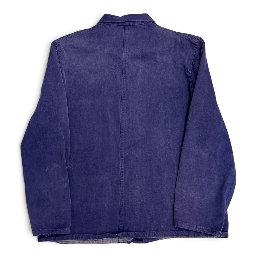 Vintage Distressed Faded (M)Blue French Chore Jacket