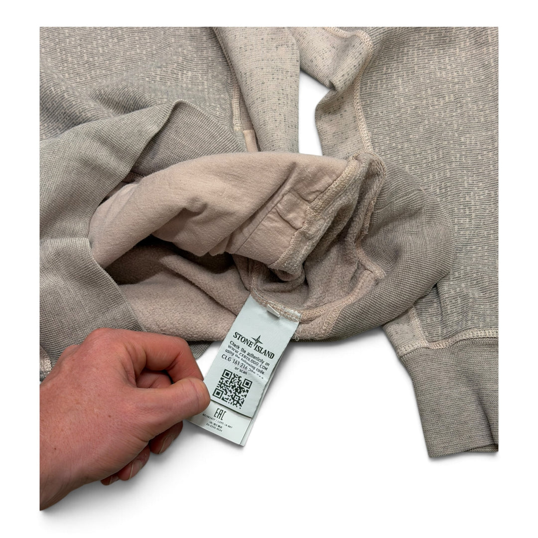 Stone Island Crew Neck Knitted Sweatshirt Grey (M)