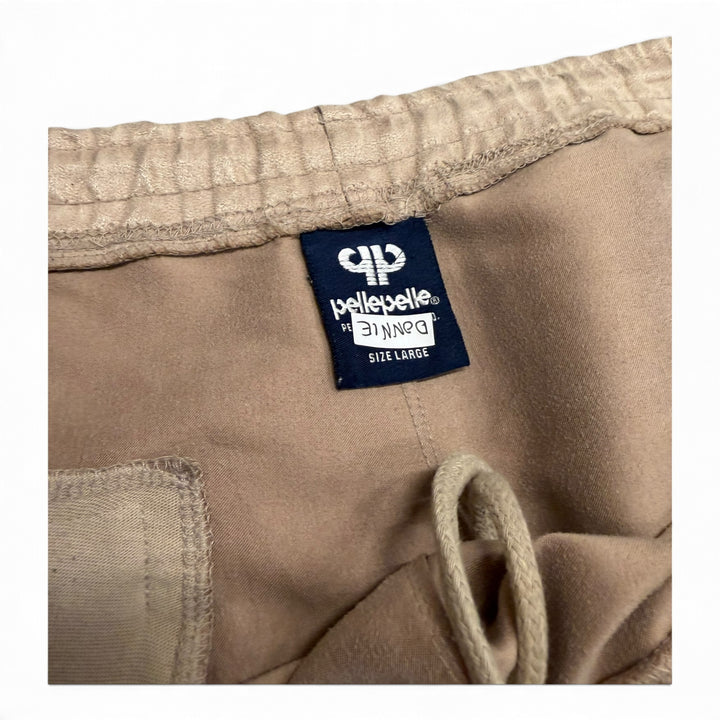 Vintage Pelle Pelle Suede Monogram Leather Jacket Set Cream (L)
