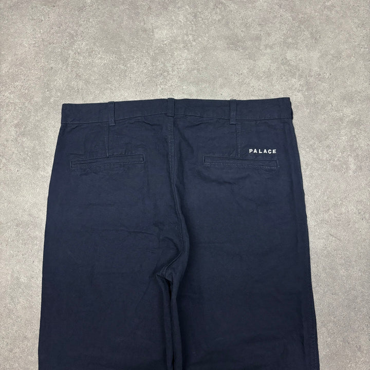 Palace Navy Canvas Material Full Set Jacket & Trousers (XL)