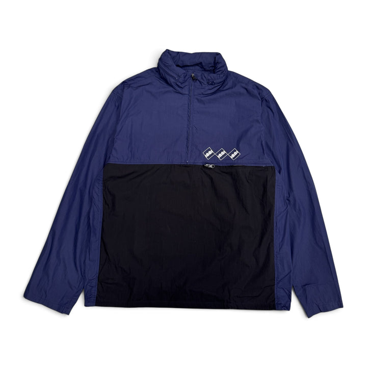 The Trilogy Tapes Packable Festival Jacket Navy Black (L)