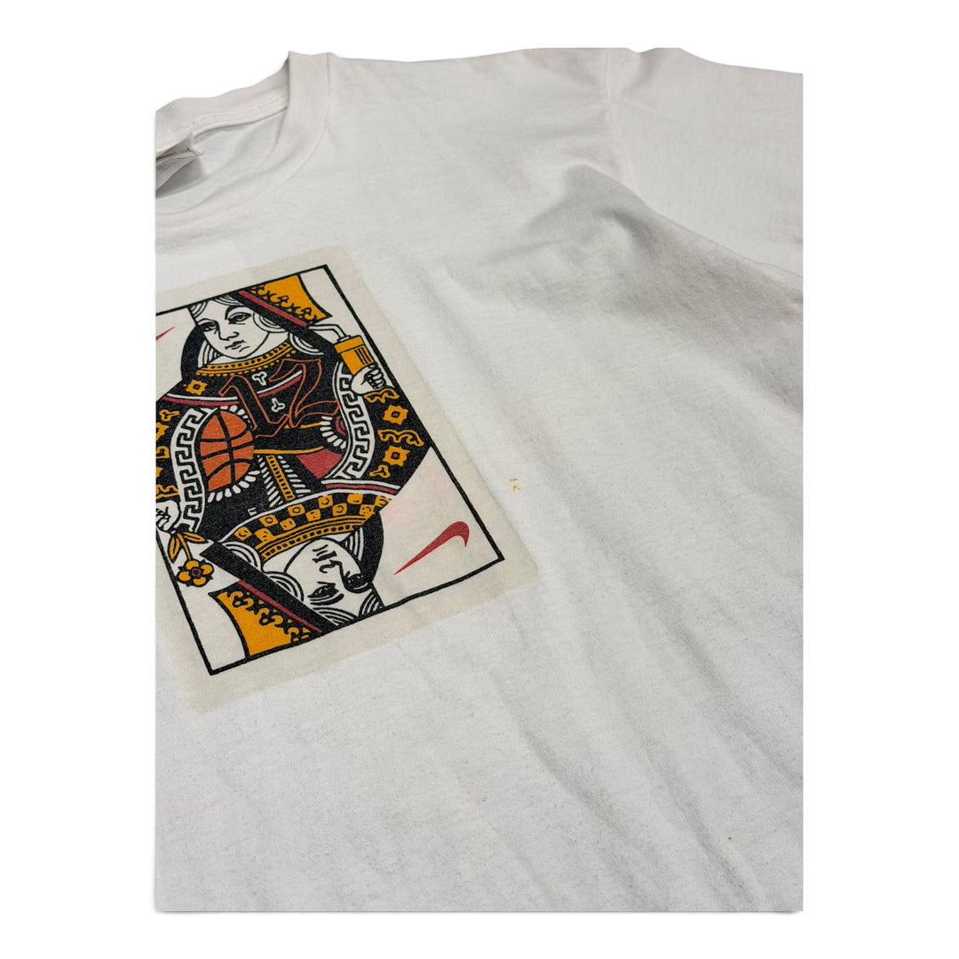 Vintage Nike I am Queen Of This Court T shirt White (M)
