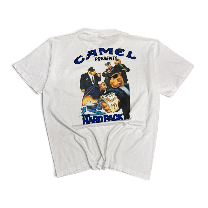 Vintage 90's Single Stitch  Camel Graphic T Shirt White (XL)