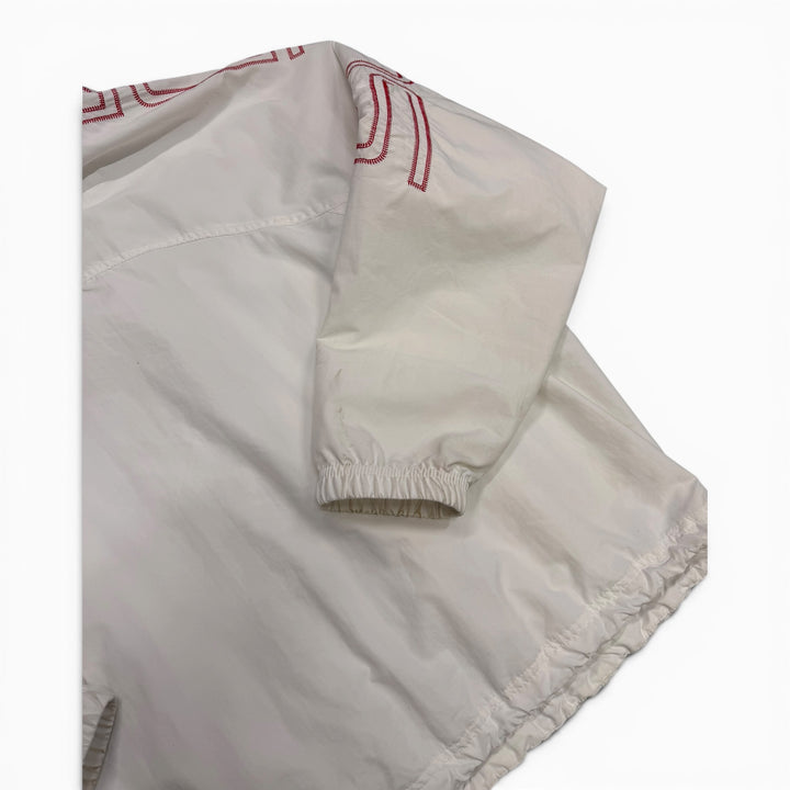 Supreme Spell Out Embroidered Track Jacket White (M)