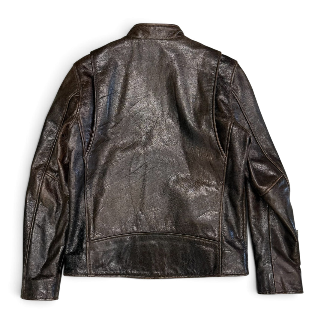 Master Supply Real Leather Jacket Brown (S)