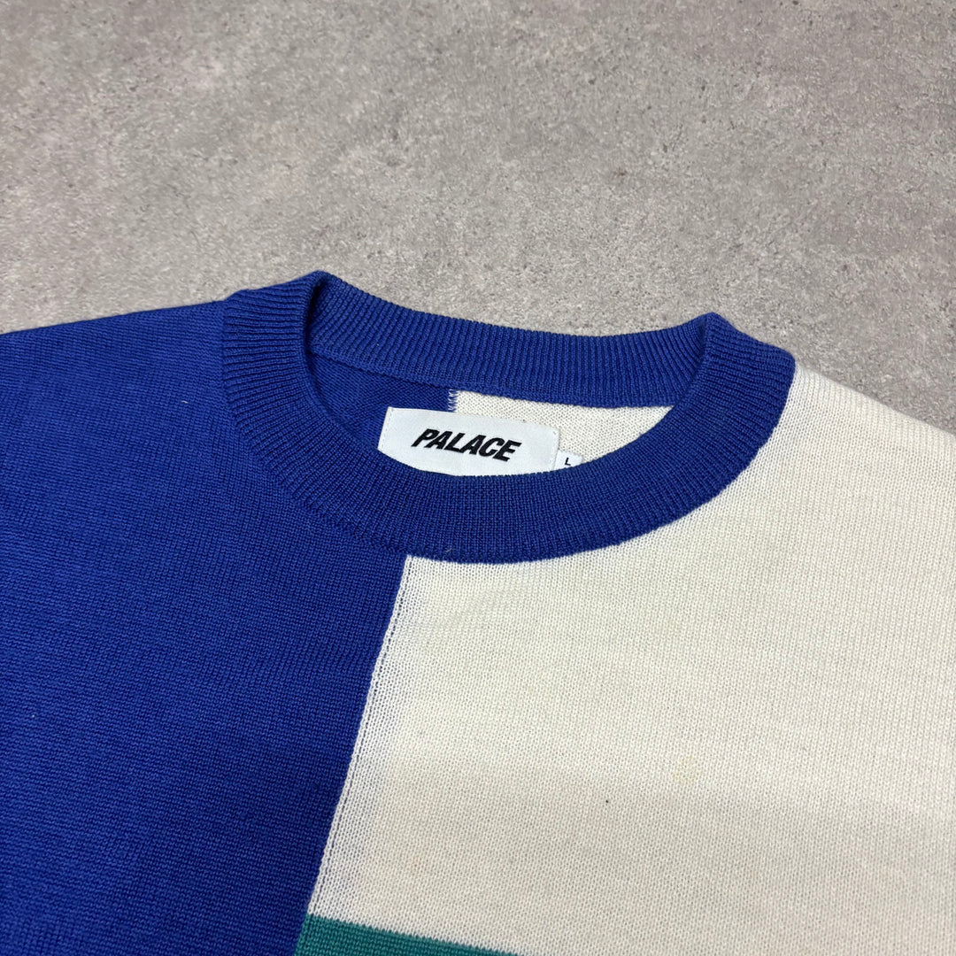 Palace Blukko Knit Square Patterned Sweater (L)