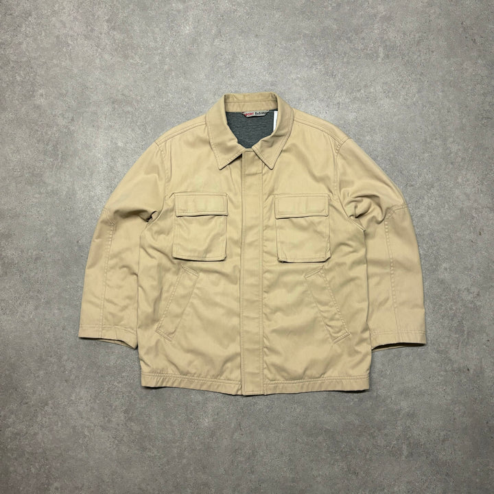 Vintage D&G Cream Collared Chore Jacket (XL)