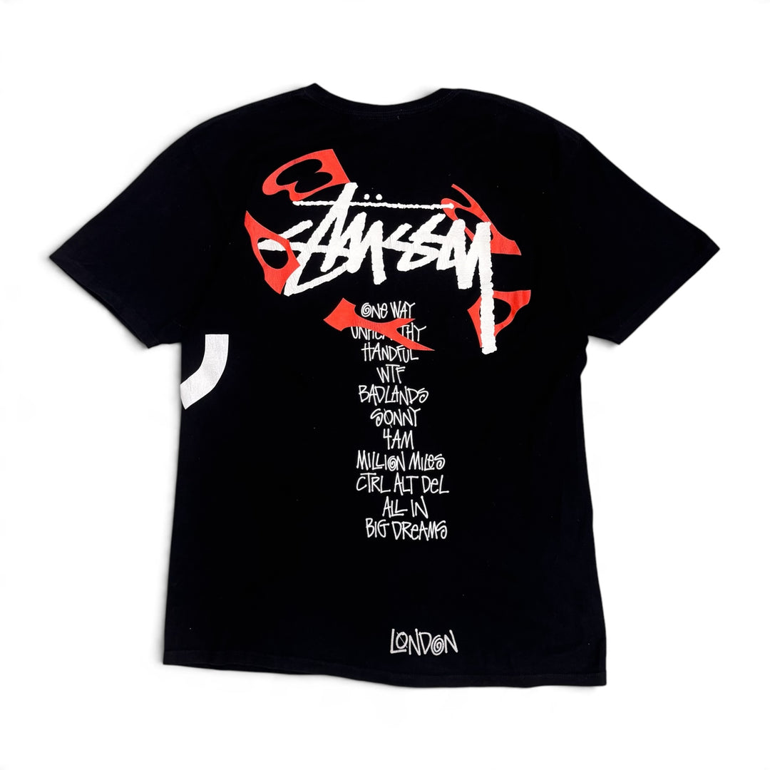 Stussy x Bakar x Bone Soda Graphic T shirt Black (L)