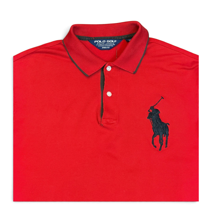 Vintage Polo Ralph Lauren Golf Red Polo Shirt (M)