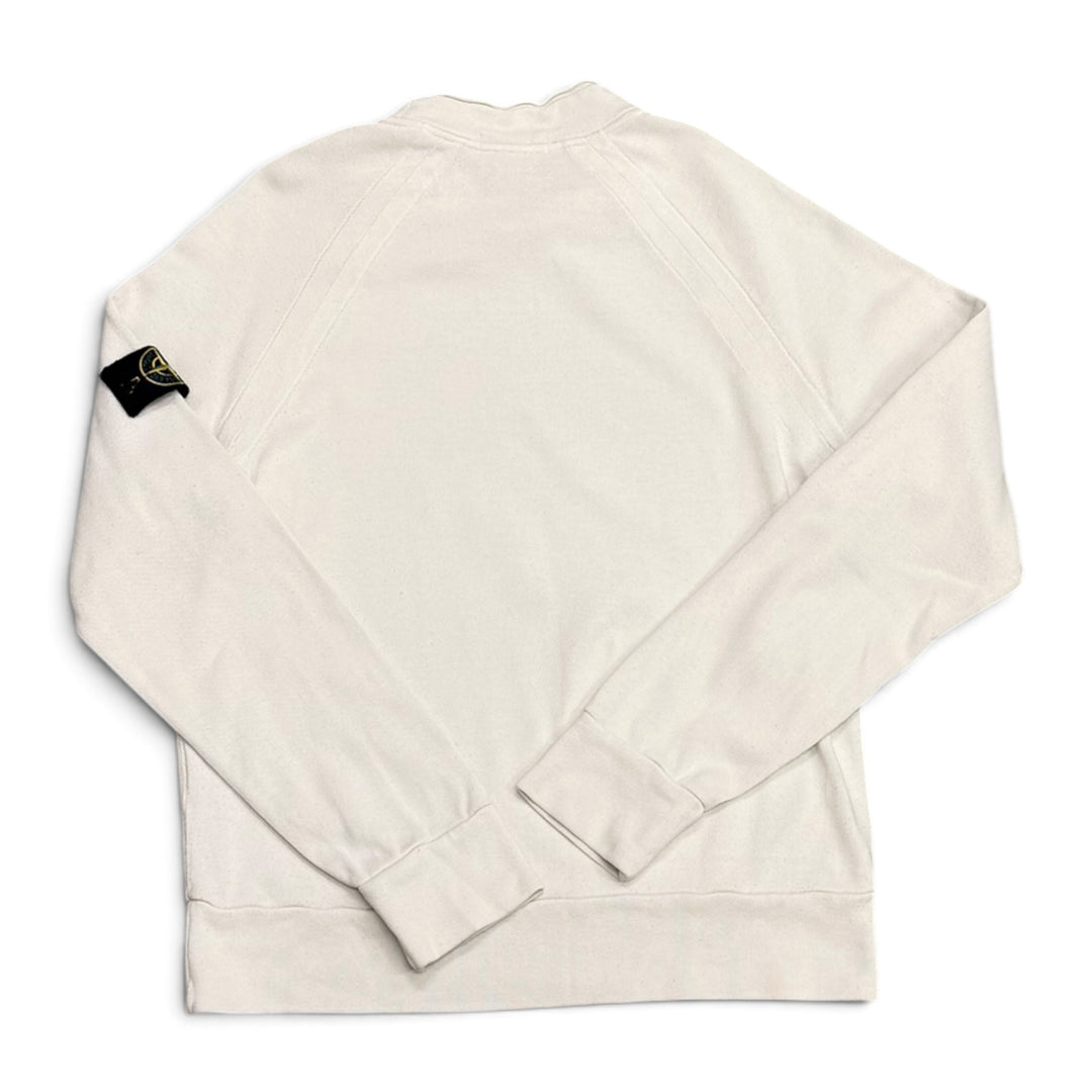Vintage Stone Island Crew Neck Knitted Jumper White (L)