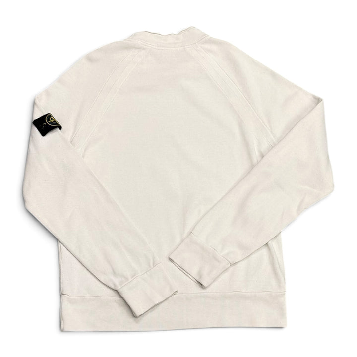 Vintage Stone Island Crew Neck Knitted Jumper White (L)