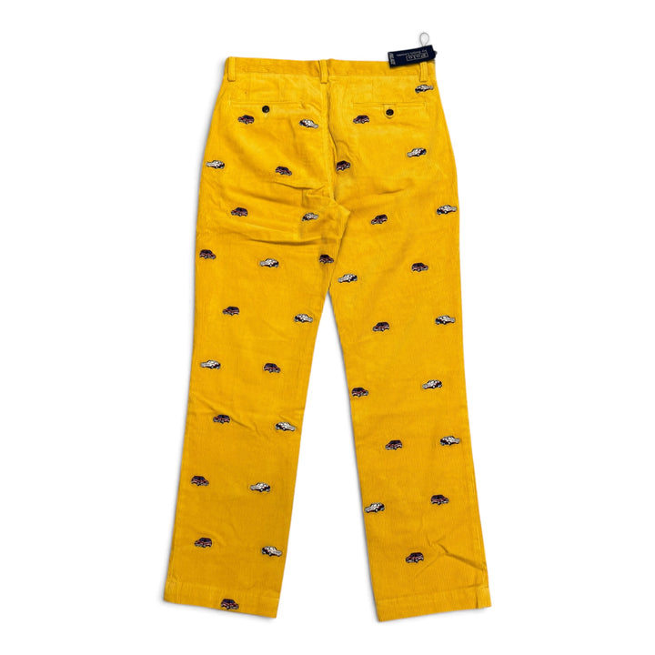 Palace x Ralph Lauren Yellow Corduroy GTI Trousers (32)
