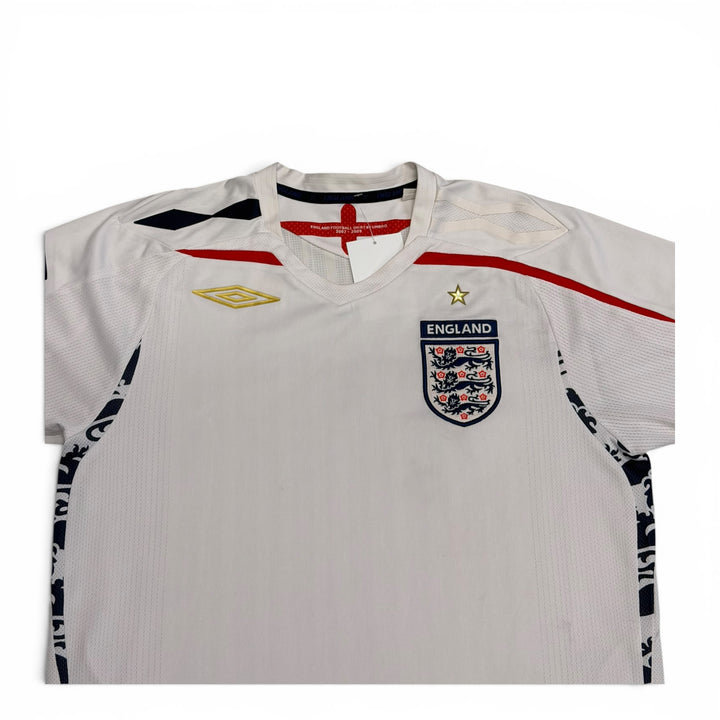 2007 Vintage England White Umbro Football Shirt (S)