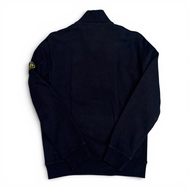 Stone Island Quarter Zip Sweatshirt Black (L)