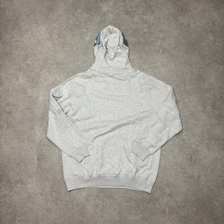 Palace Giant Woven Grey Pullover Hoodie (XL)