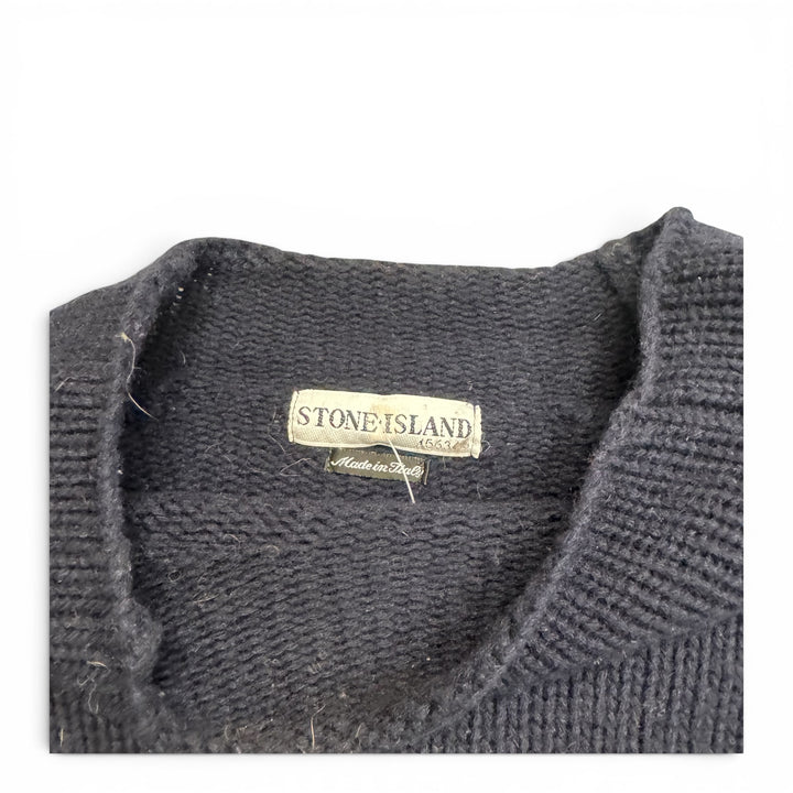 Vintage Stone Island Wool Jumper Navy (L)