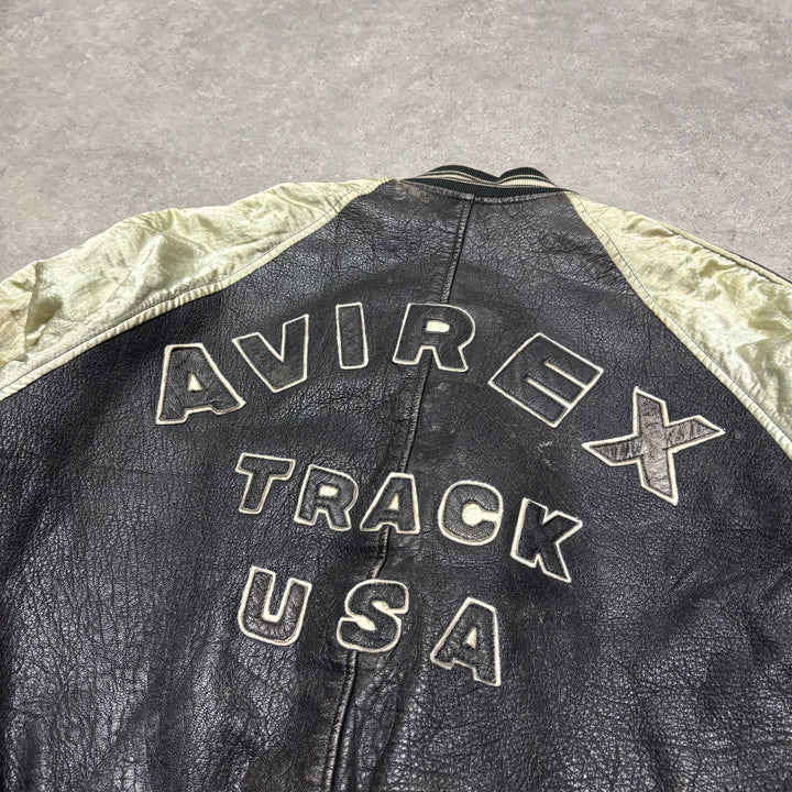 Vintage Avirex Brown Leather Jacket (S)