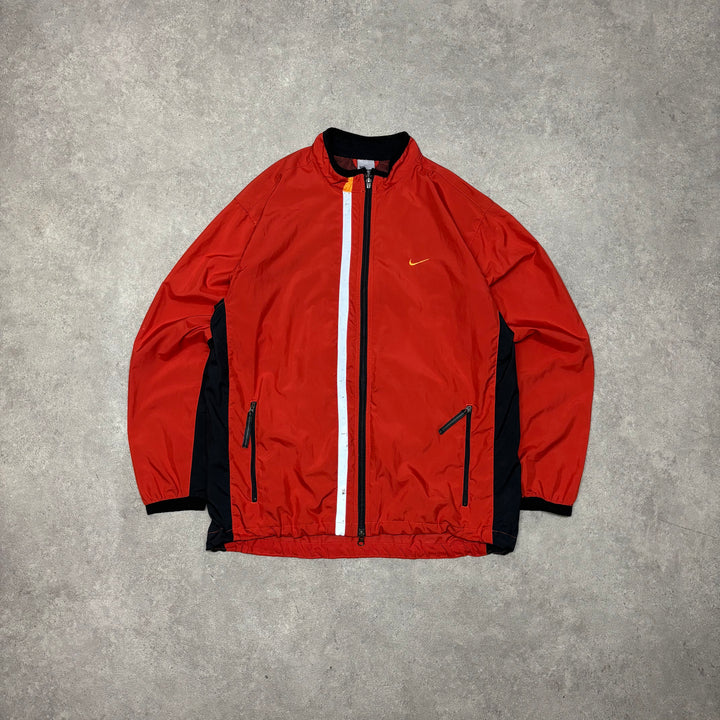 00's Vintage Nike Orange Windbreaker Jacket (M)