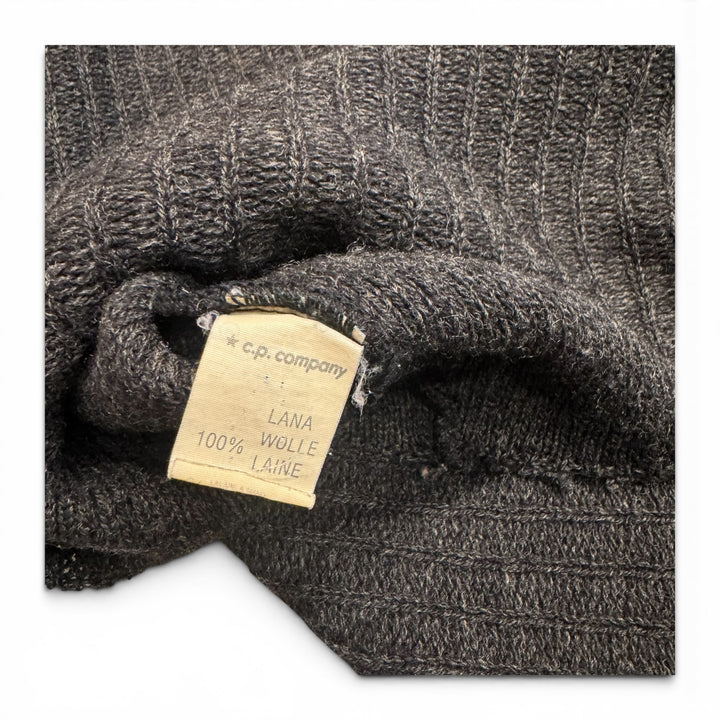 Stone Islan AW86 Spell - Out Wool Jumper Dark Grey (XL)