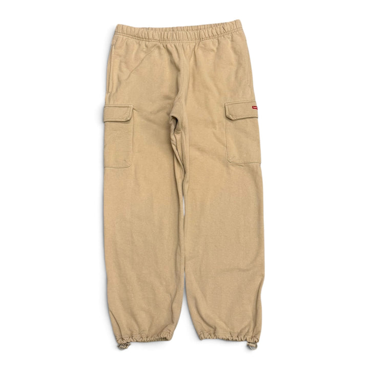 Supreme Small Logo Cargo Joggers Beige (M)