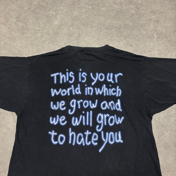 1994' Vintage Marilyn Manson Black Graphic T-Shirt (XL)
