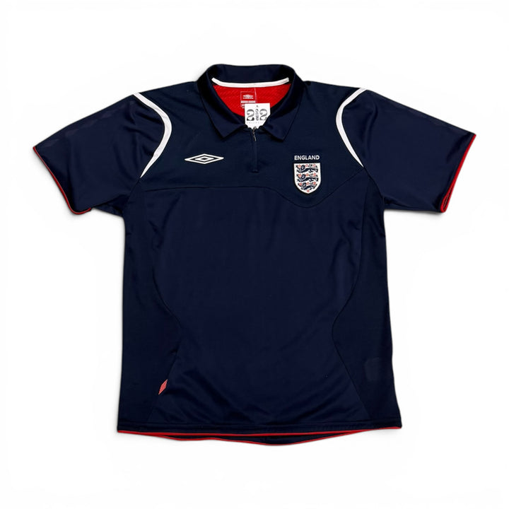 00's Vintage England Umbro Navy Polo Shirt (M)