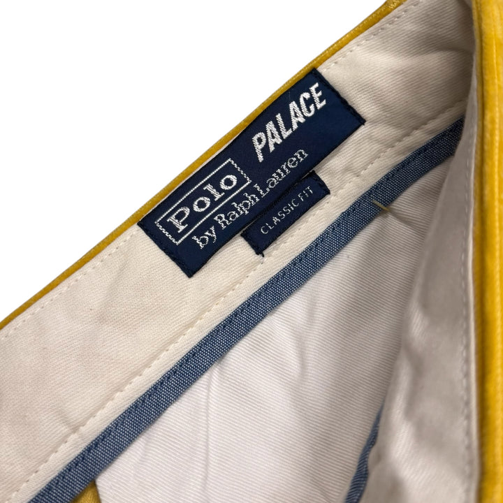 Palace x Ralph Lauren Yellow Corduroy GTI Trousers (32)