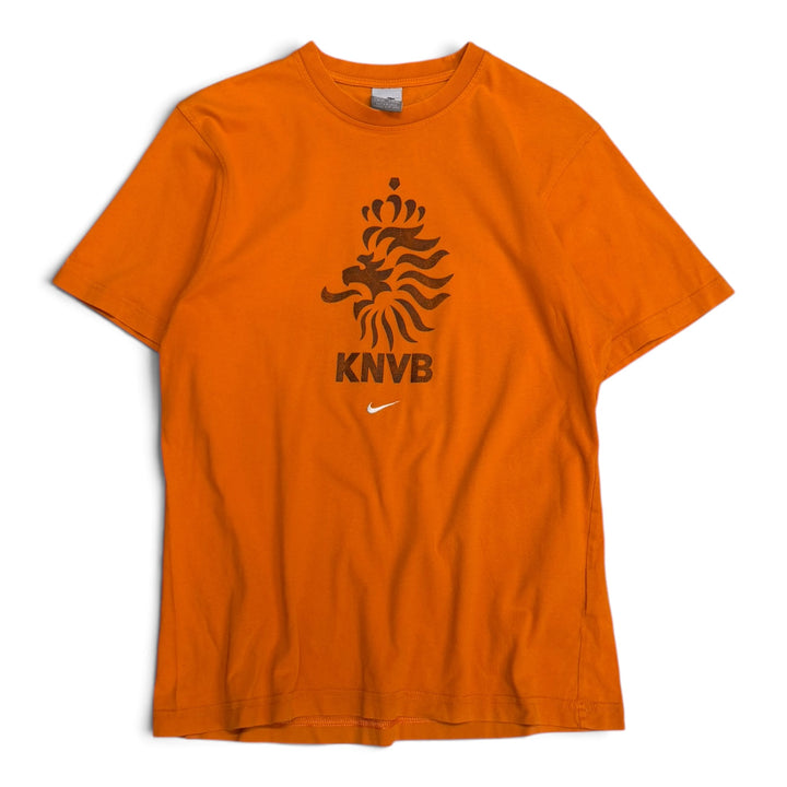 00's Vintage Nike Netherlands Orange Graphic T-Shirt (L)