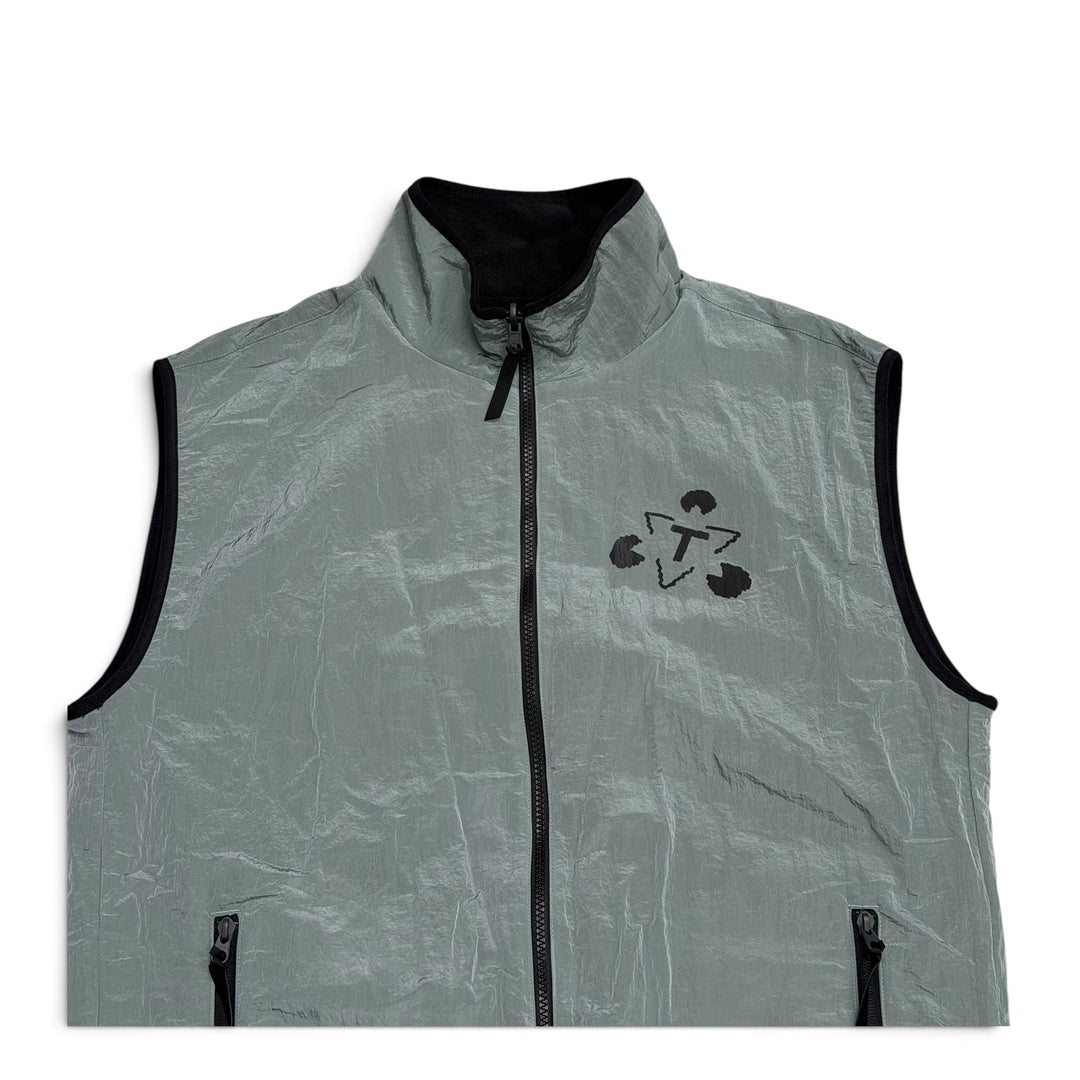 TTT Reversible Zip Up Vest Green (XL)
