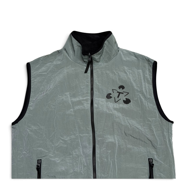 TTT Reversible Zip Up Vest Green (XL)