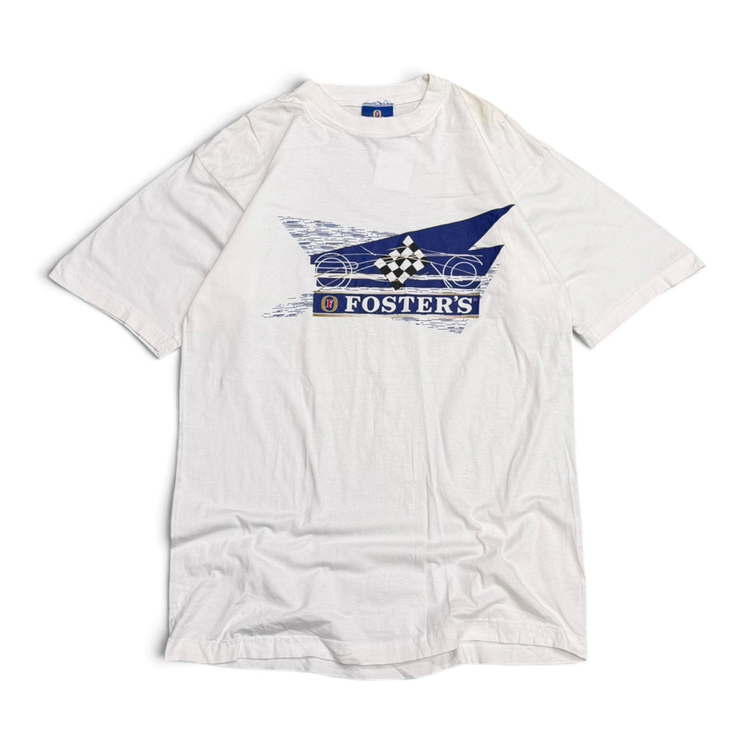 Vintage Foster's Graphic T shirt White (XL)