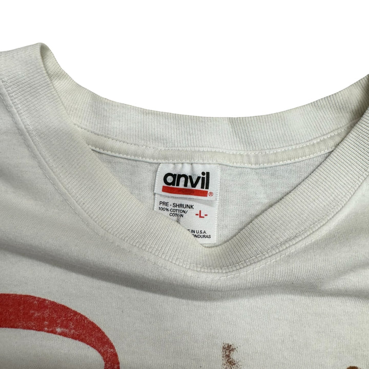 Vintage Wyoming Rodeo White Graphic T-Shirt (L)