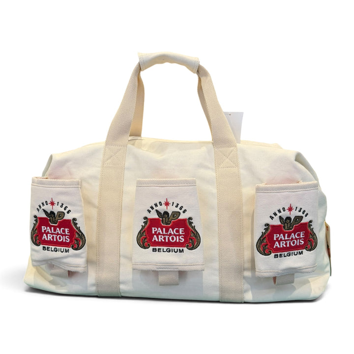 Palace x Stella Artois Cream Duffle Bag