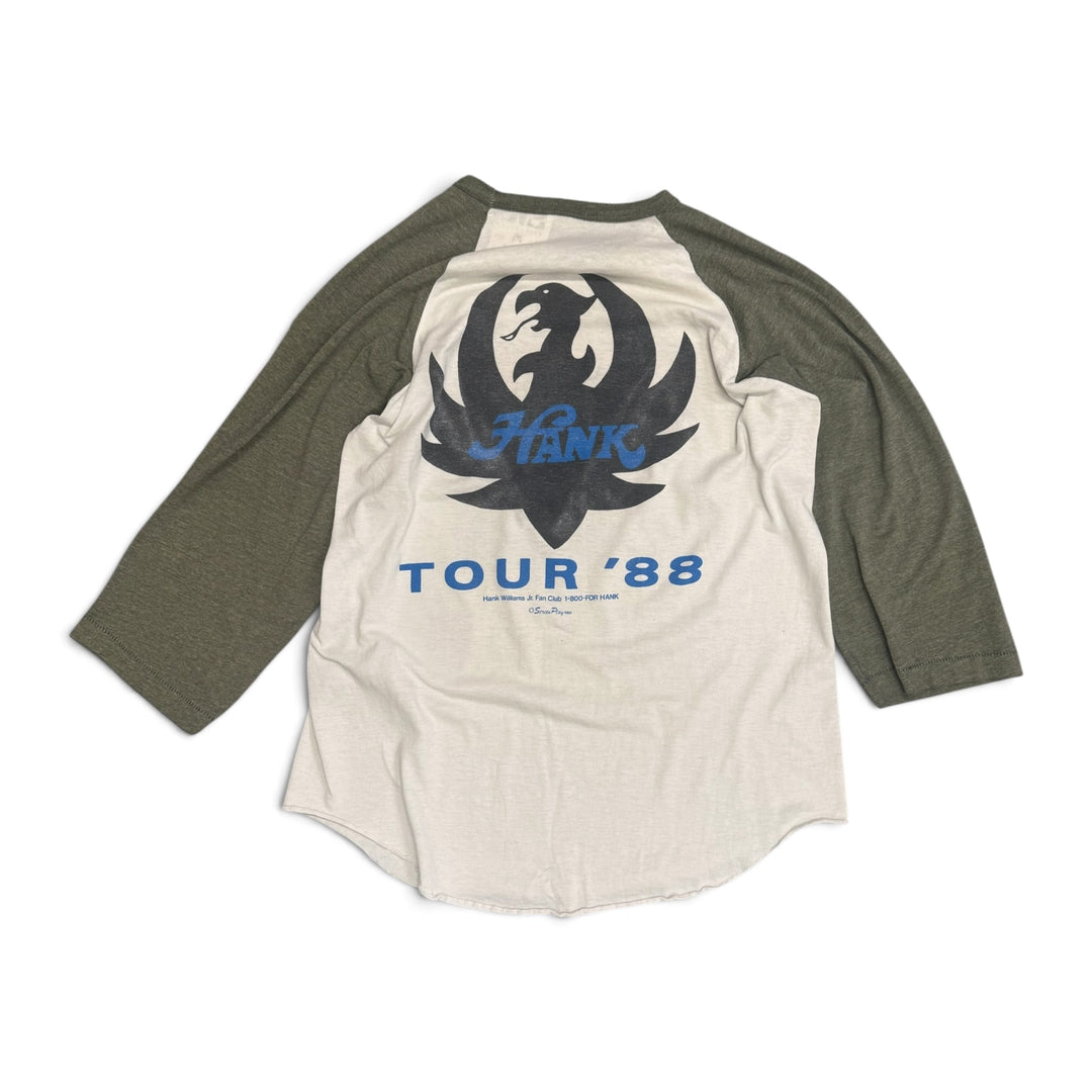 80's Vintage Bocephus Wild Streak 3/4 Sleeve T-Shirt (M)