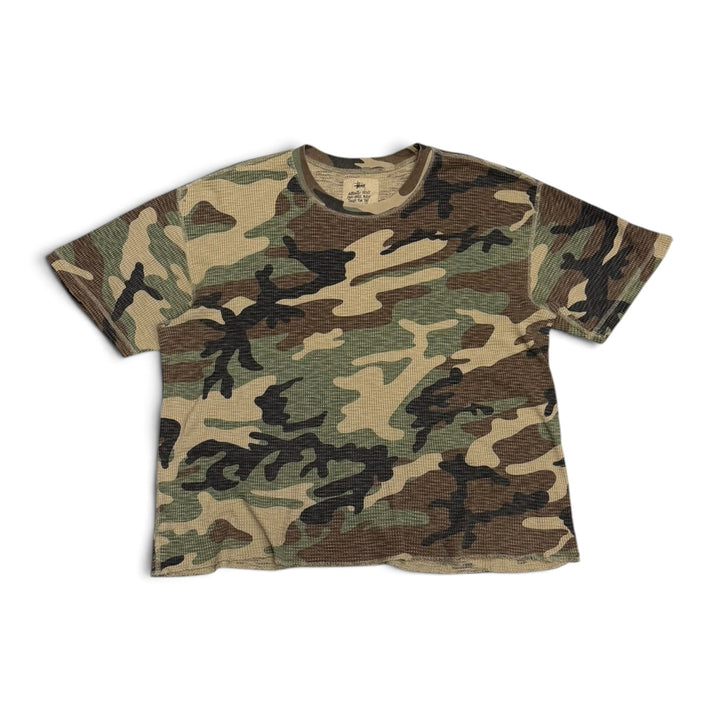 Stussy Pigment Dyed Camo Thermal T-Shirt (L)