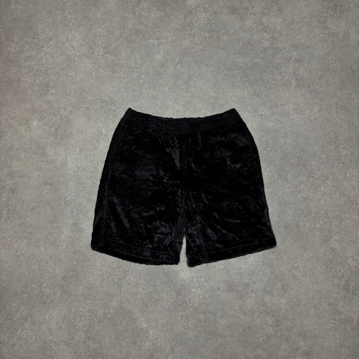 Supreme Fuzzy Pile Black Shorts (M)