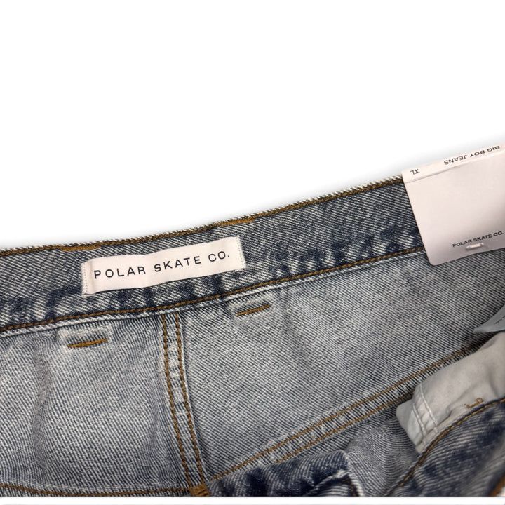 BNWT Polar Skate Big Boy Washed Blue Denim Jeans (XL)