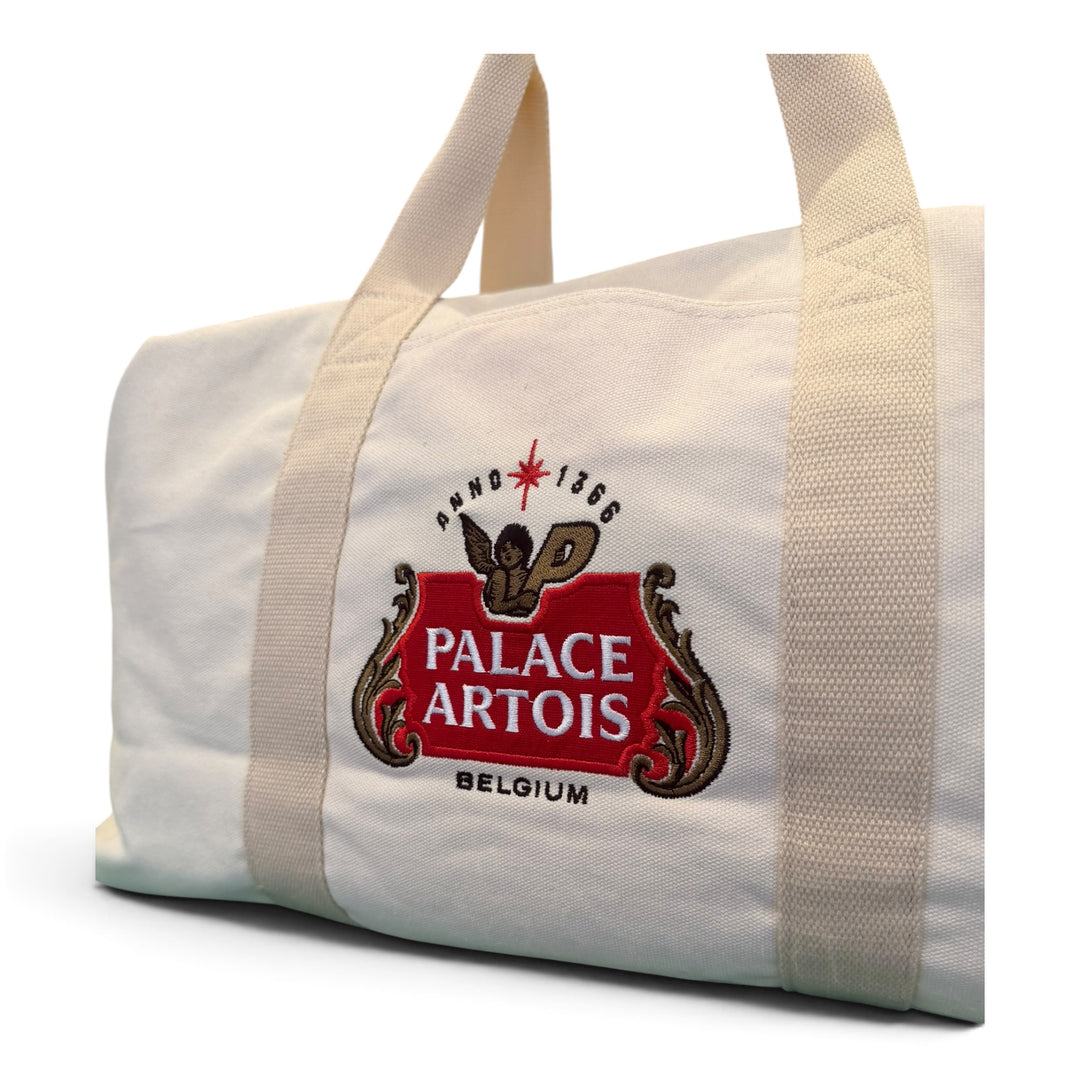 Palace x Stella Artois Cream Duffle Bag