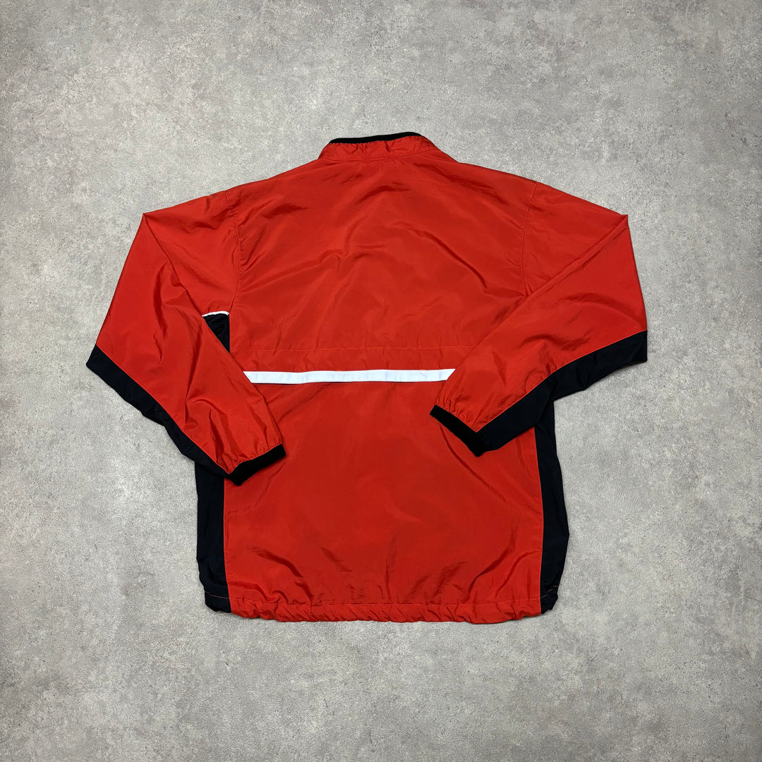 00's Vintage Nike Orange Windbreaker Jacket (M)