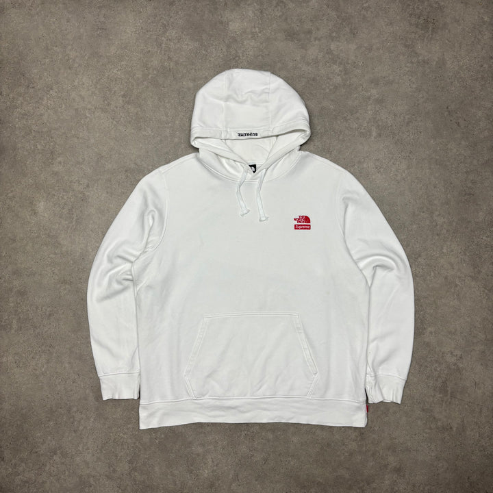 Supreme x The North Face White Pullover Hoodie (XL)