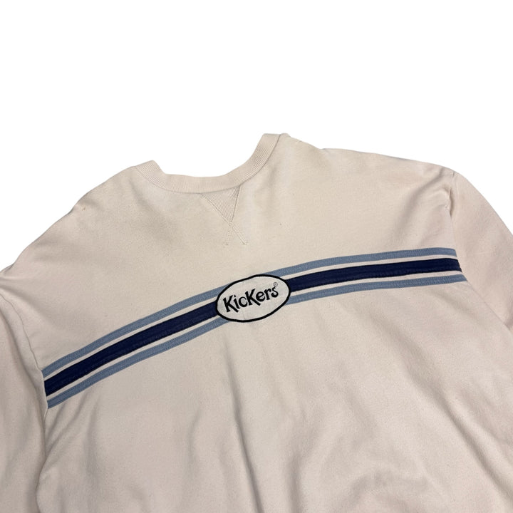 Vintage Kickers Crew Neck Sweatshirt Beige (L)