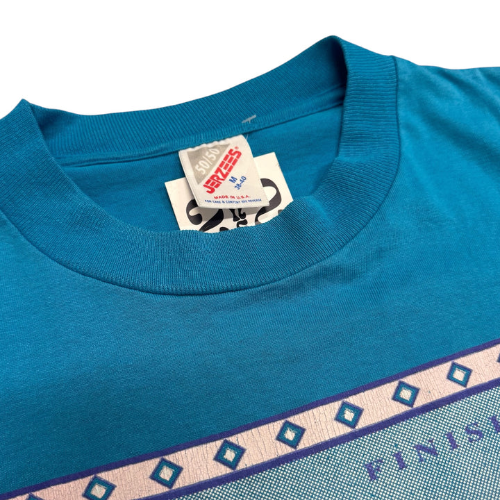 92' Vintage Nike Blue Bloomsday Graphic T-Shirt (M)