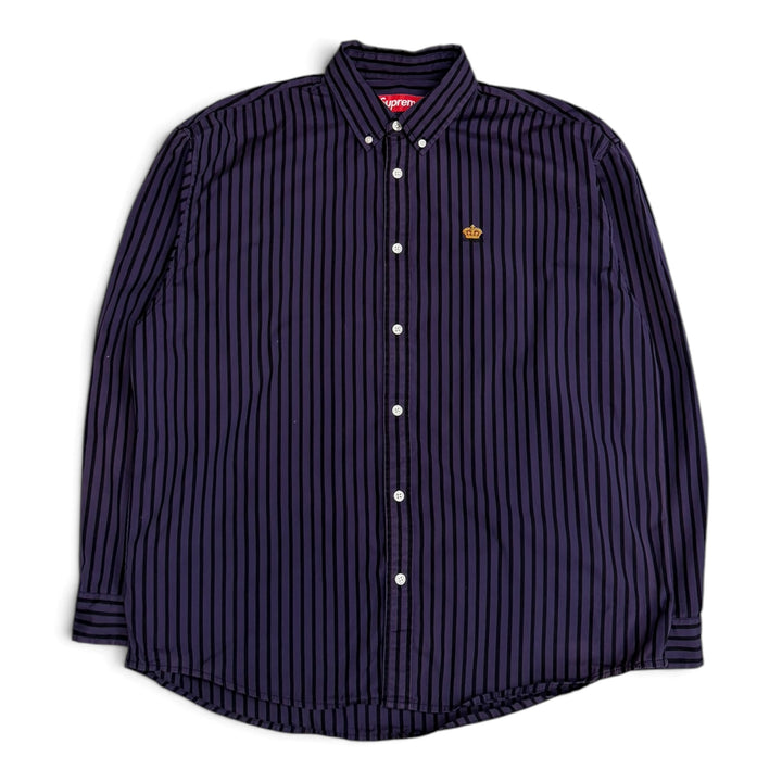 Supreme Stripe Shirt Purple (M)