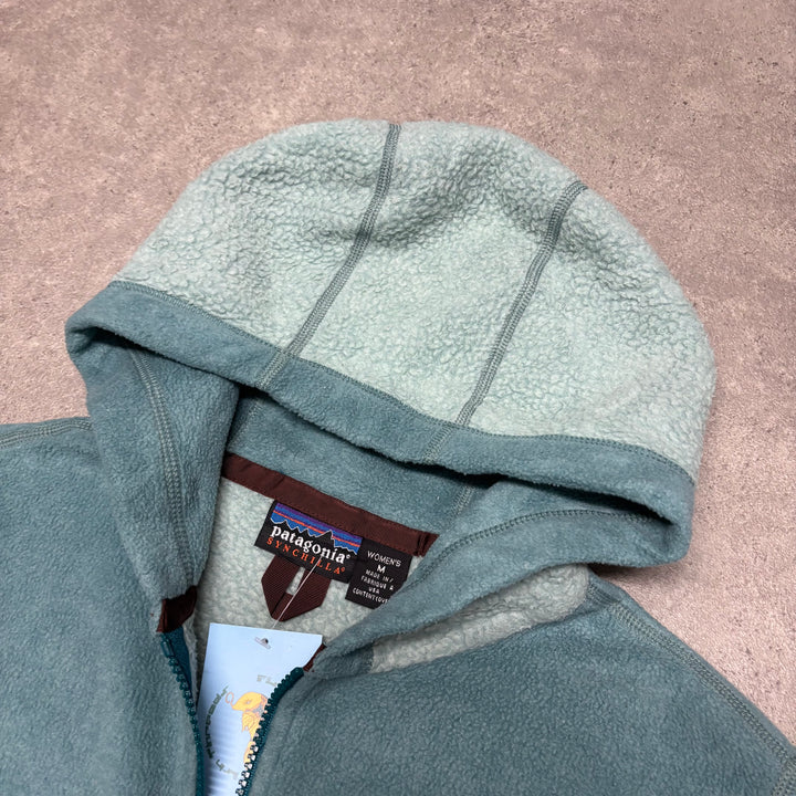 Vintage Patagonia Synchilla Hooded Zip Up Fleece (Women's M)
