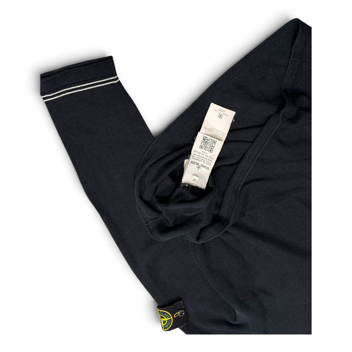 Stone Island Crew Neck Jumper Black (M)