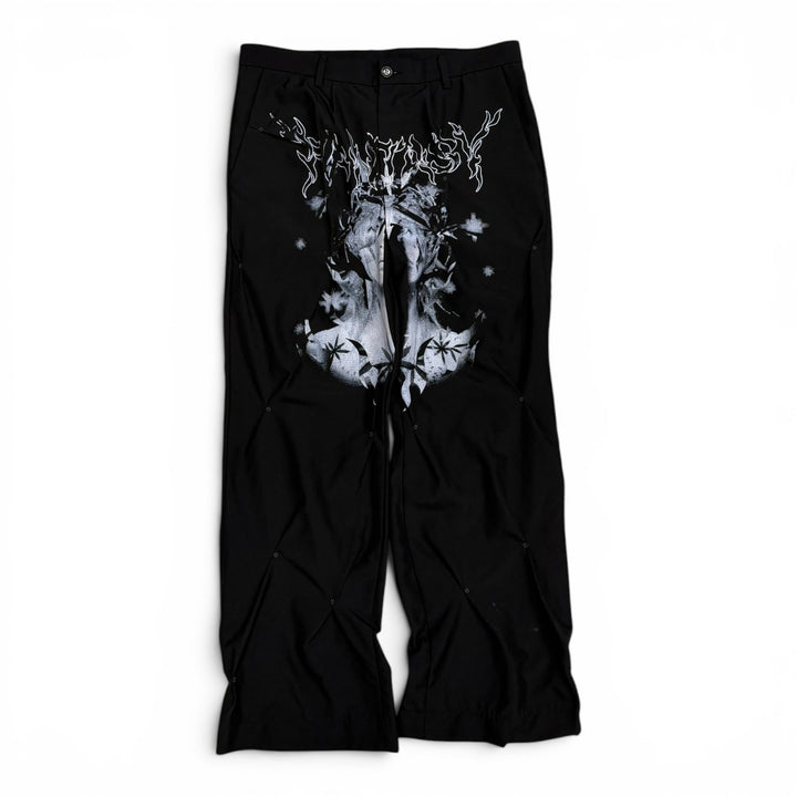 Kusikoch Fantasy Multi Eyelet Trousers Black (XL)